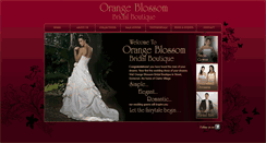 Desktop Screenshot of orangeblossombridal.co.uk