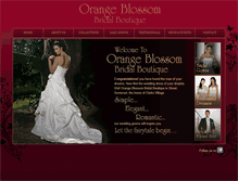 Tablet Screenshot of orangeblossombridal.co.uk